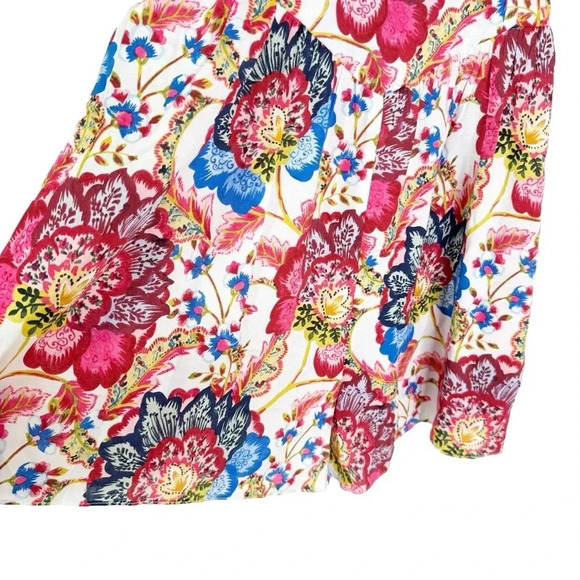 MISA Los Angeles Ruchika Floral Puff Sleeve Romper Size M NWT - Picture 8 of 15